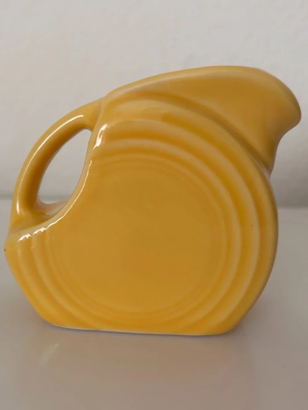 Fiesta Yellow Mini Disk Pitcher